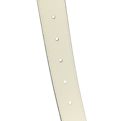 Gucci Moon Calfskin Zumi 30mm Belt 90 36 Off White 4 of 6