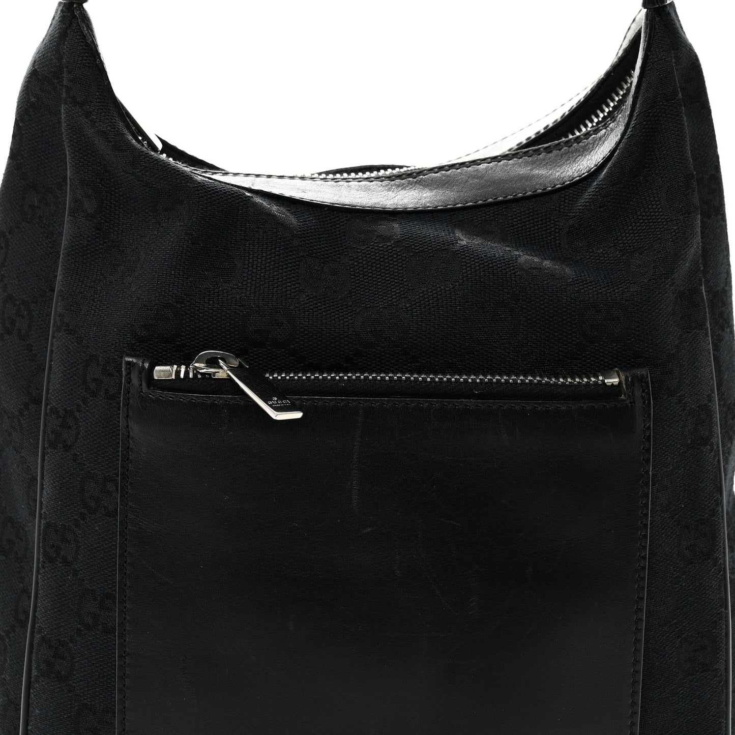 Monogram Hobo Black