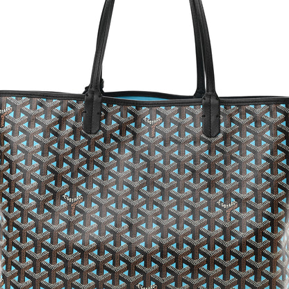 Goyard Goyardine Saint Louis Claire Voie PM Black Blue 10 of 12