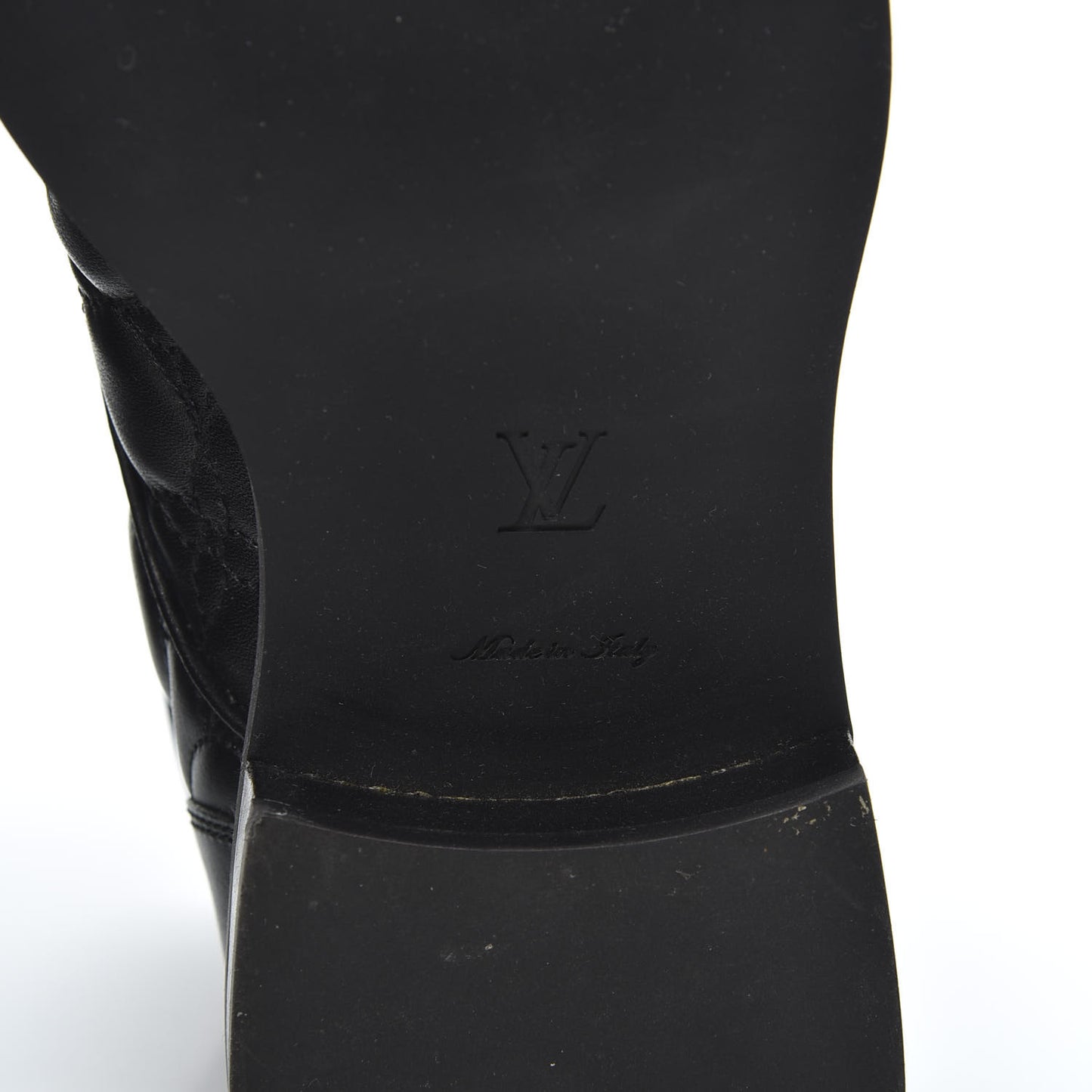 Calfskin Embossed Wonderland Ranger Boots 36.5 Black