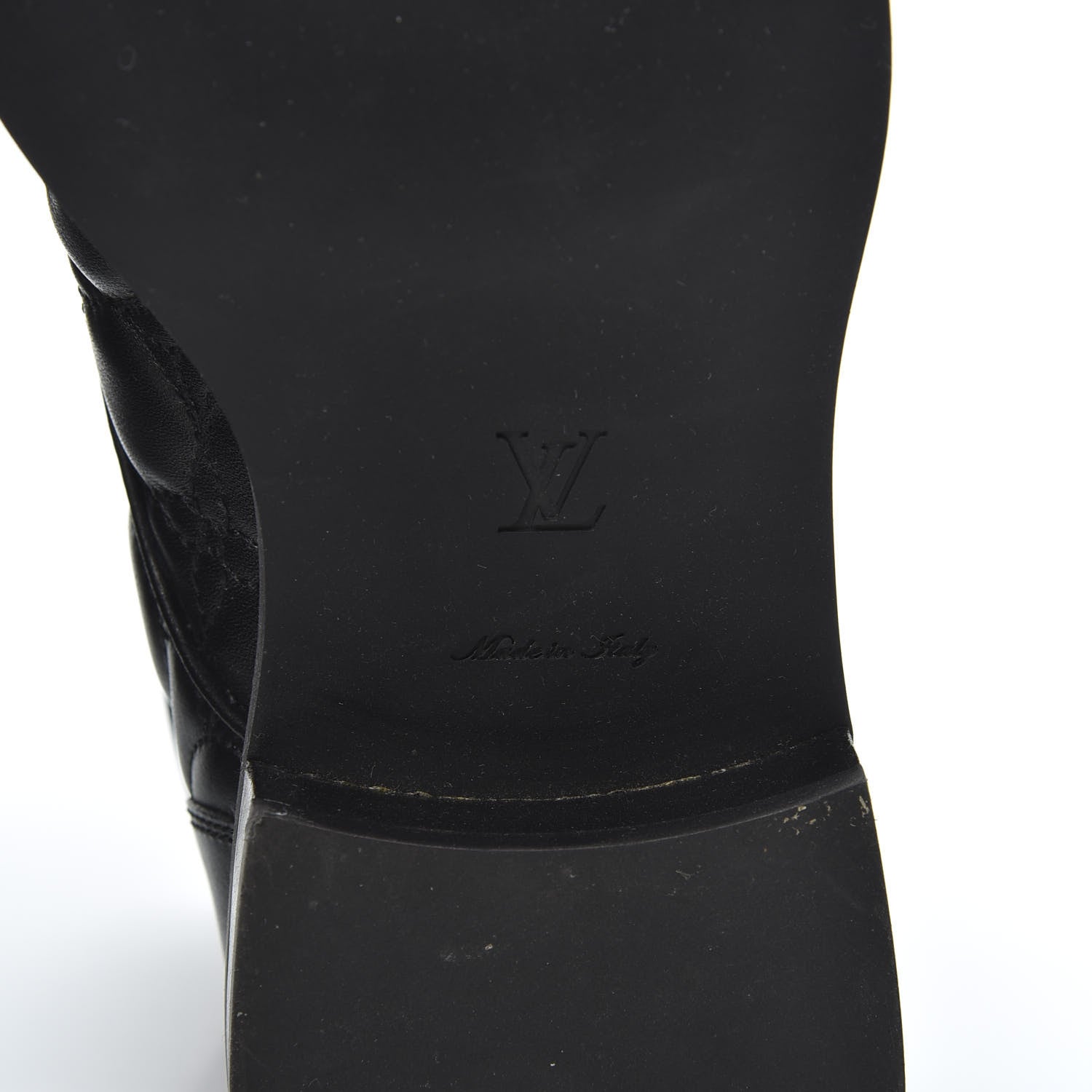 Louis Vuitton Calfskin Embossed Wonderland Ranger Boots 36.5 Black 8 of 11