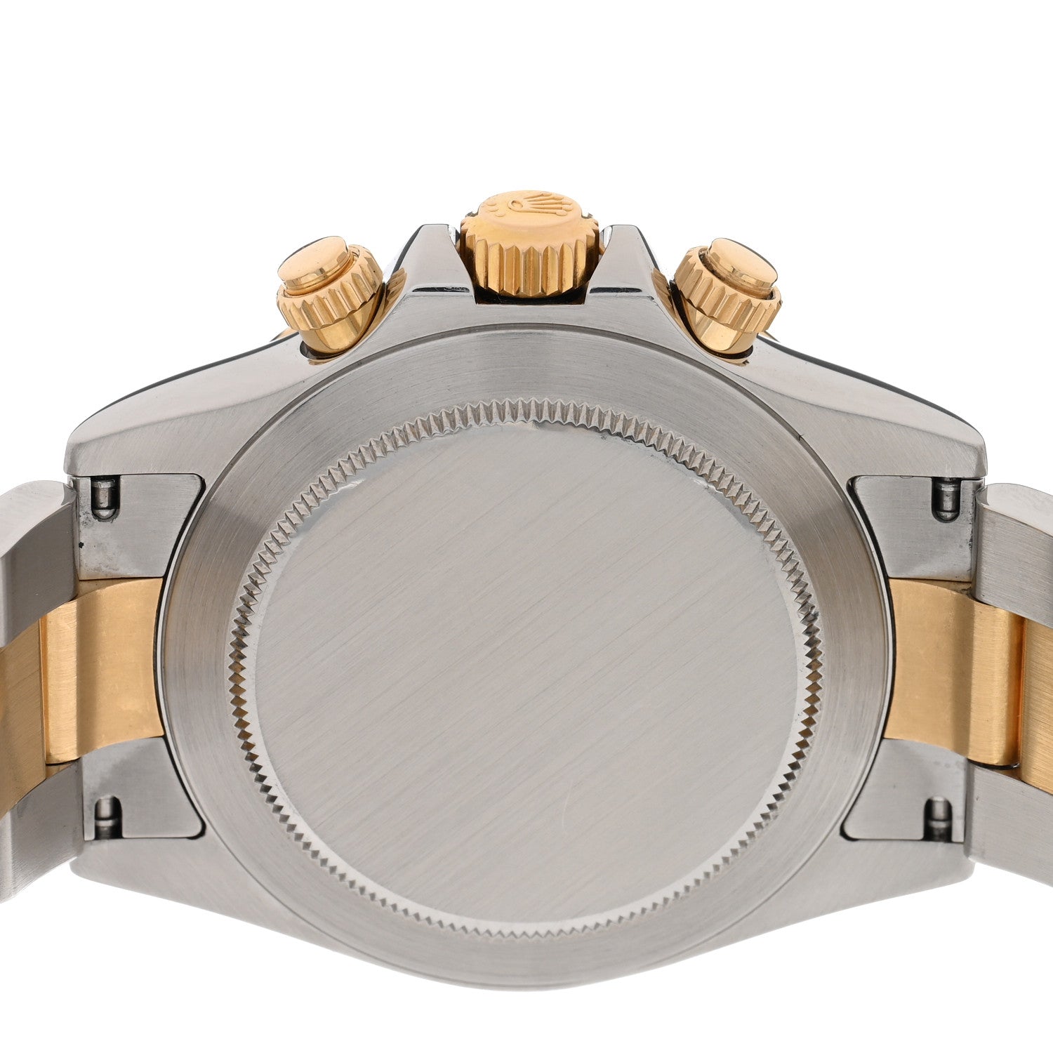 Rolex Stainless Steel 18K Yellow Gold 40mm Oyster Perpetual Cosmograph Daytona Watch White 116523 4 of 5