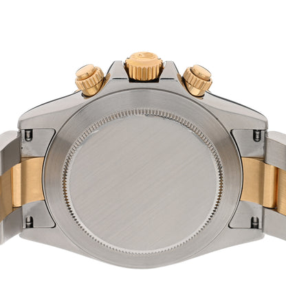 Rolex Stainless Steel 18K Yellow Gold 40mm Oyster Perpetual Cosmograph Daytona Watch White 116523 4 of 5