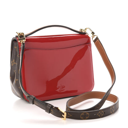 Louis Vuitton Patent Calfskin Monogram Cherrywood BB Scarlet 3 of 11