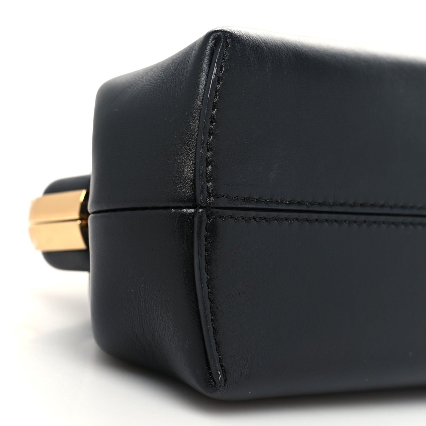 Shiny Nappa Small Fendi First Black