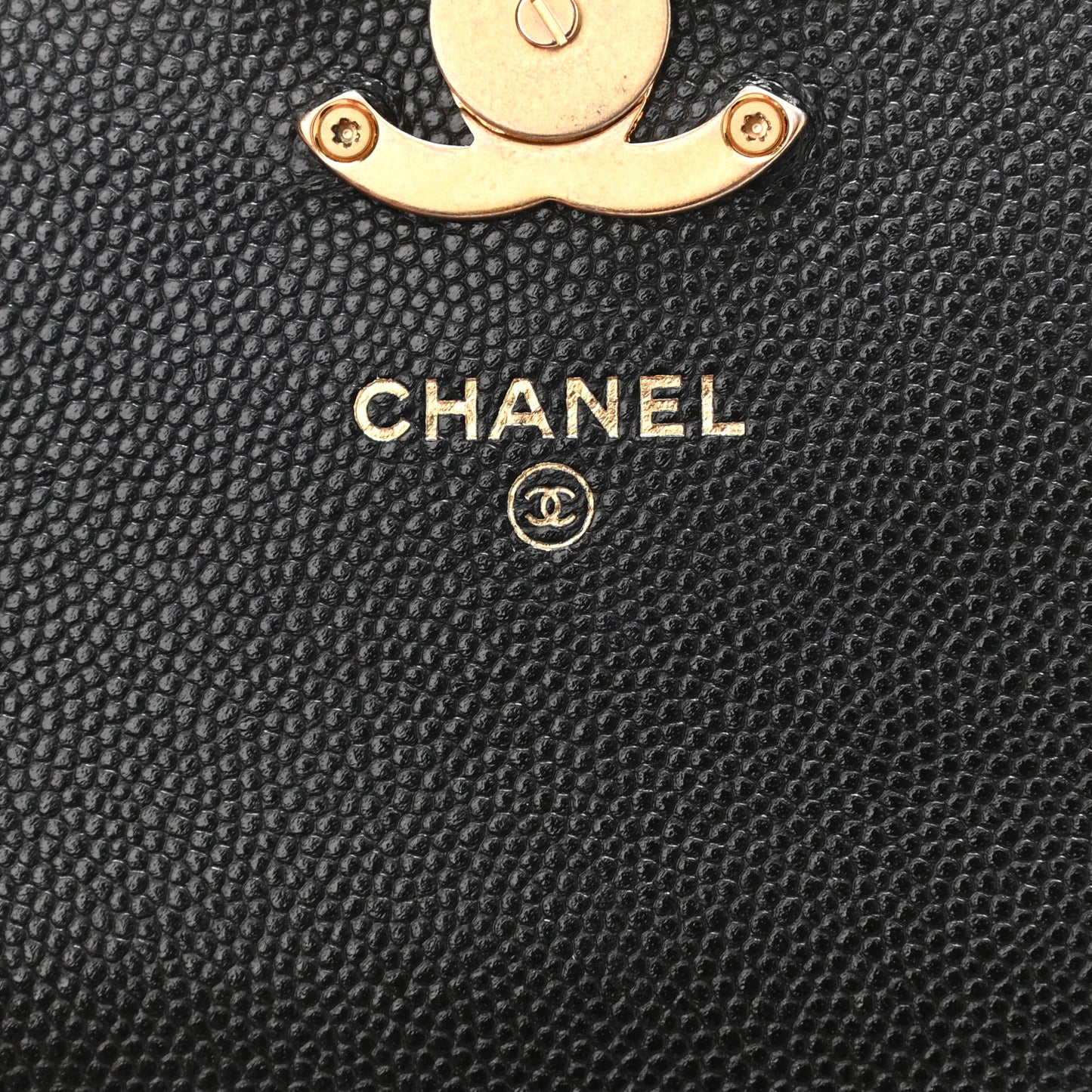 Caviar Quilted Mini Bracelet On Chain Wallet On Chain WOC Black