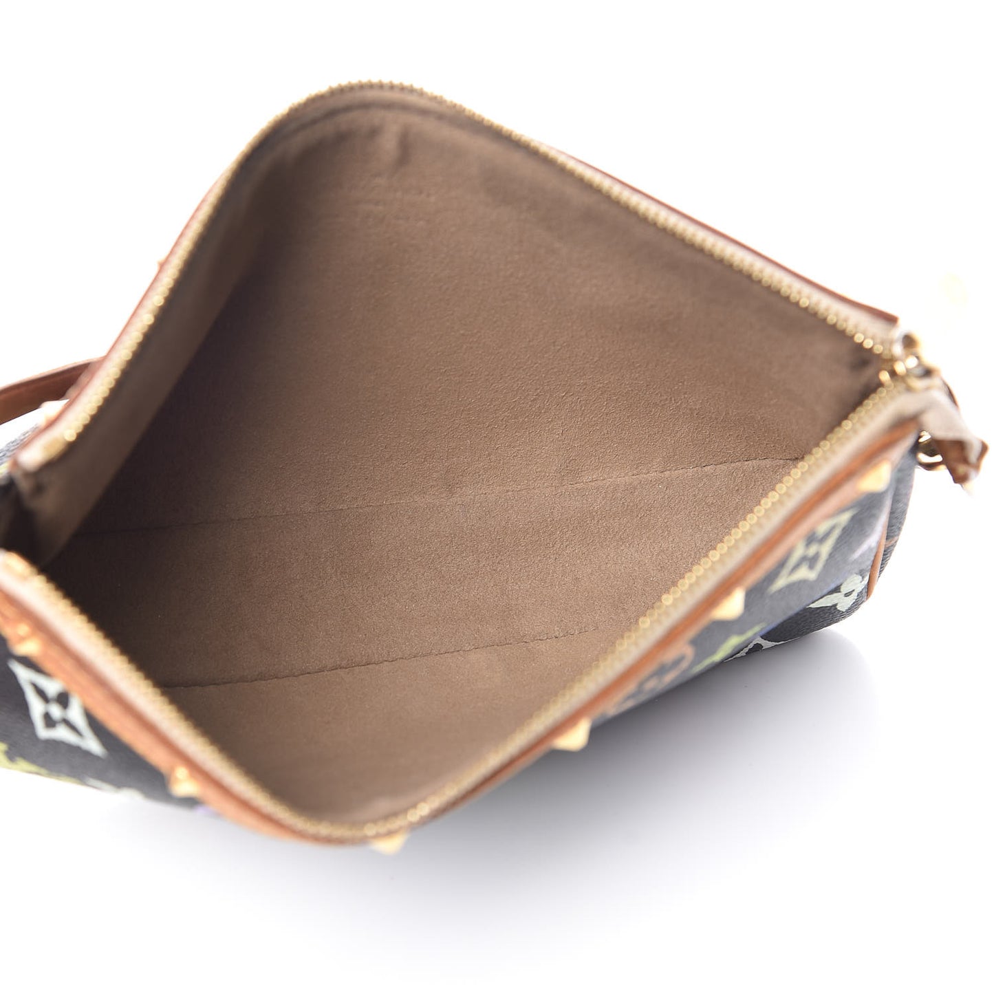 Monogram Multicolor Pochette Accessories Black