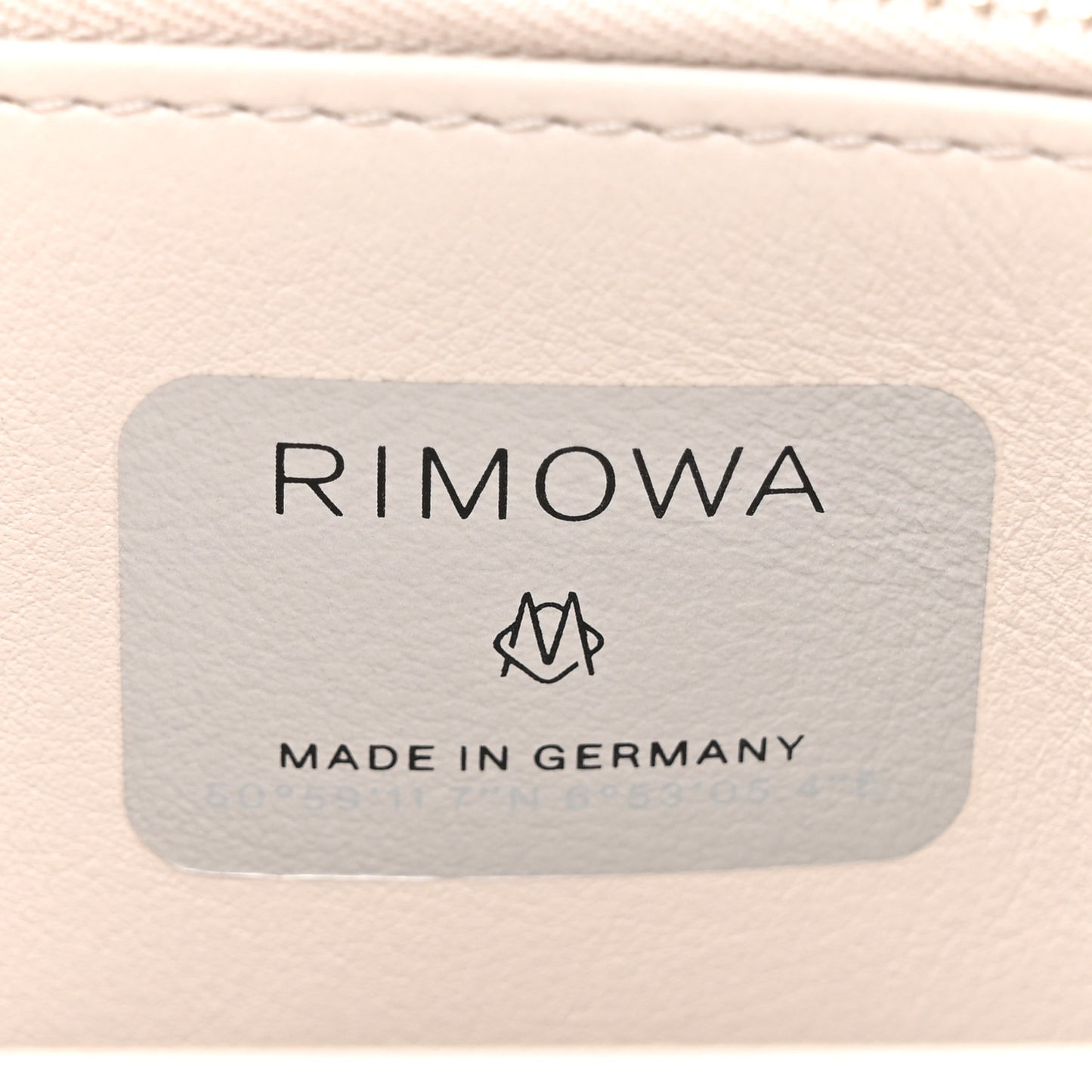 X RIMOWA Aluminum Personal Clutch On Strap Silver