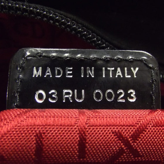 Christian Dior Nylon Cannage Medium Lady Dior Black 9 of 9