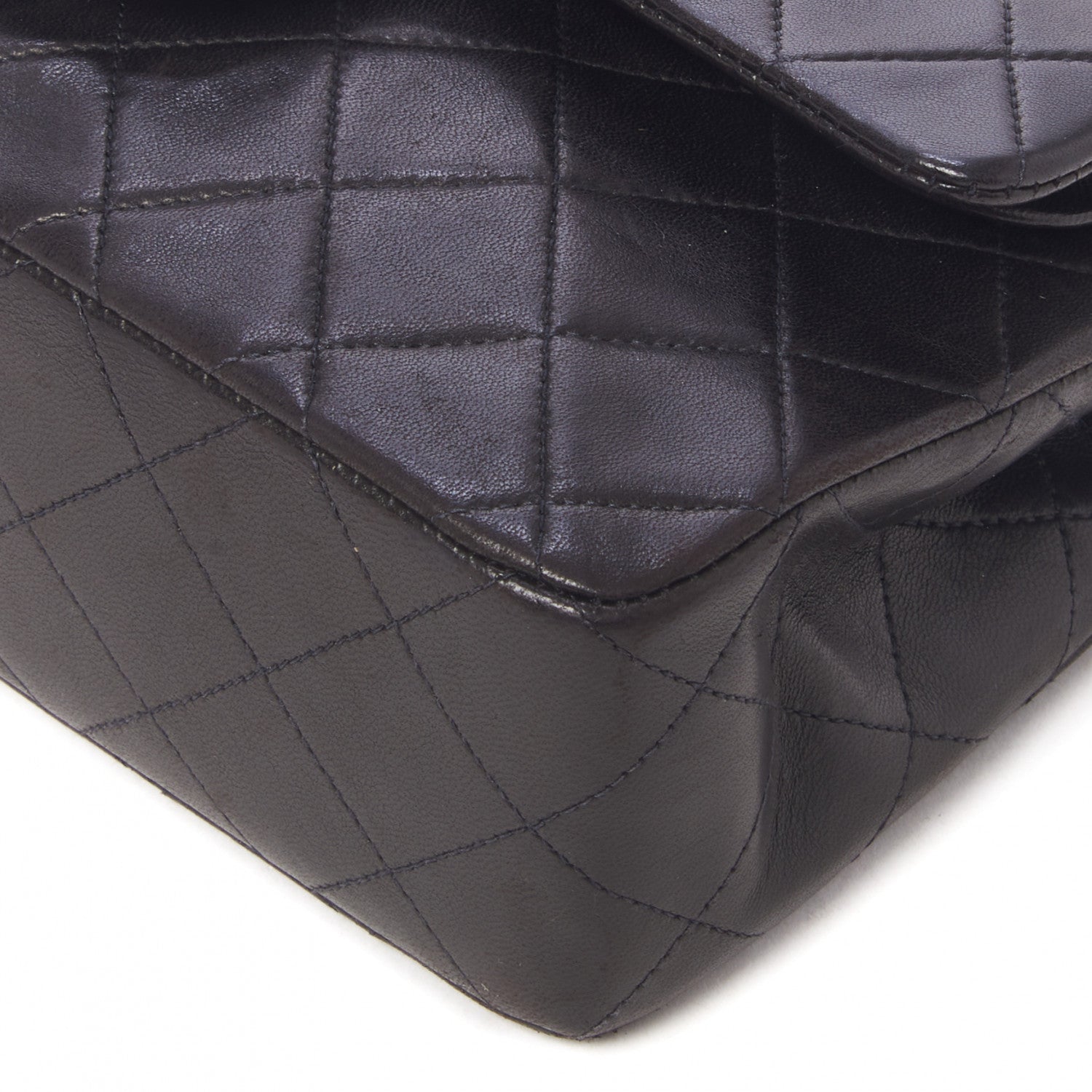 Chanel Lambskin Quilted Small Double Flap Black 5 of 11
