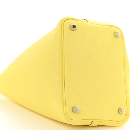 Hermes Taurillon Clemence Picotin Lock 18 PM Lime 8 of 10