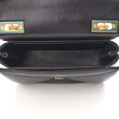 Valentino Garavani Nappa One Stud Chain Clutch Black 5 of 10