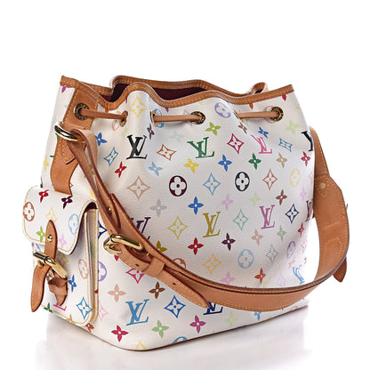 Louis Vuitton Monogram Multicolor Petit Noe White 3 of 12