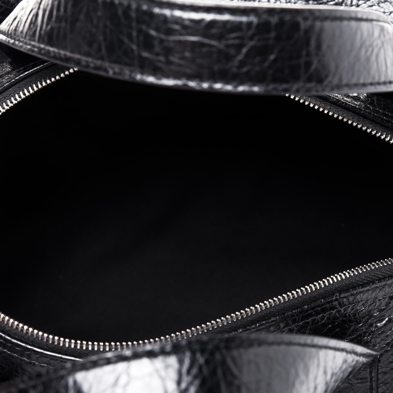 Balenciaga Agneau Arena Round Air Hobo Black 6 of 11