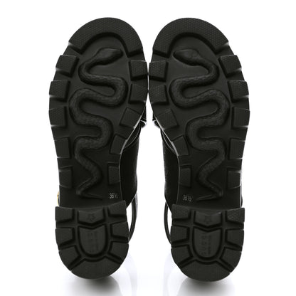 Gucci Monogram Granada Kid Trip 40/72mm Lug Sole Sandals 36.5 Black 5 of 9