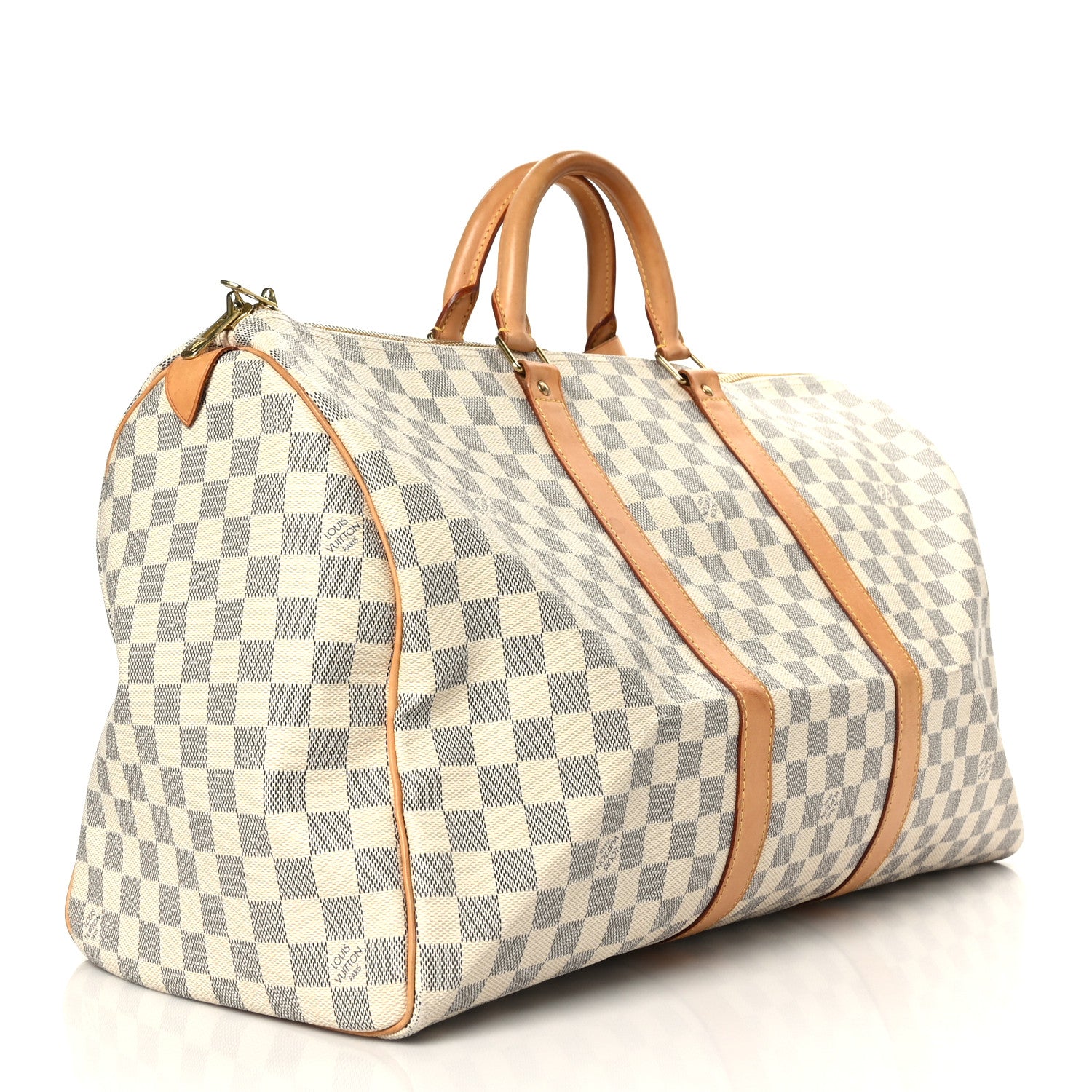 Louis Vuitton Damier Azur Keepall 50 3 of 11