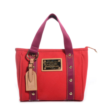 Louis Vuitton Toile Antigua Cabas PM Red Pink 1 of 7