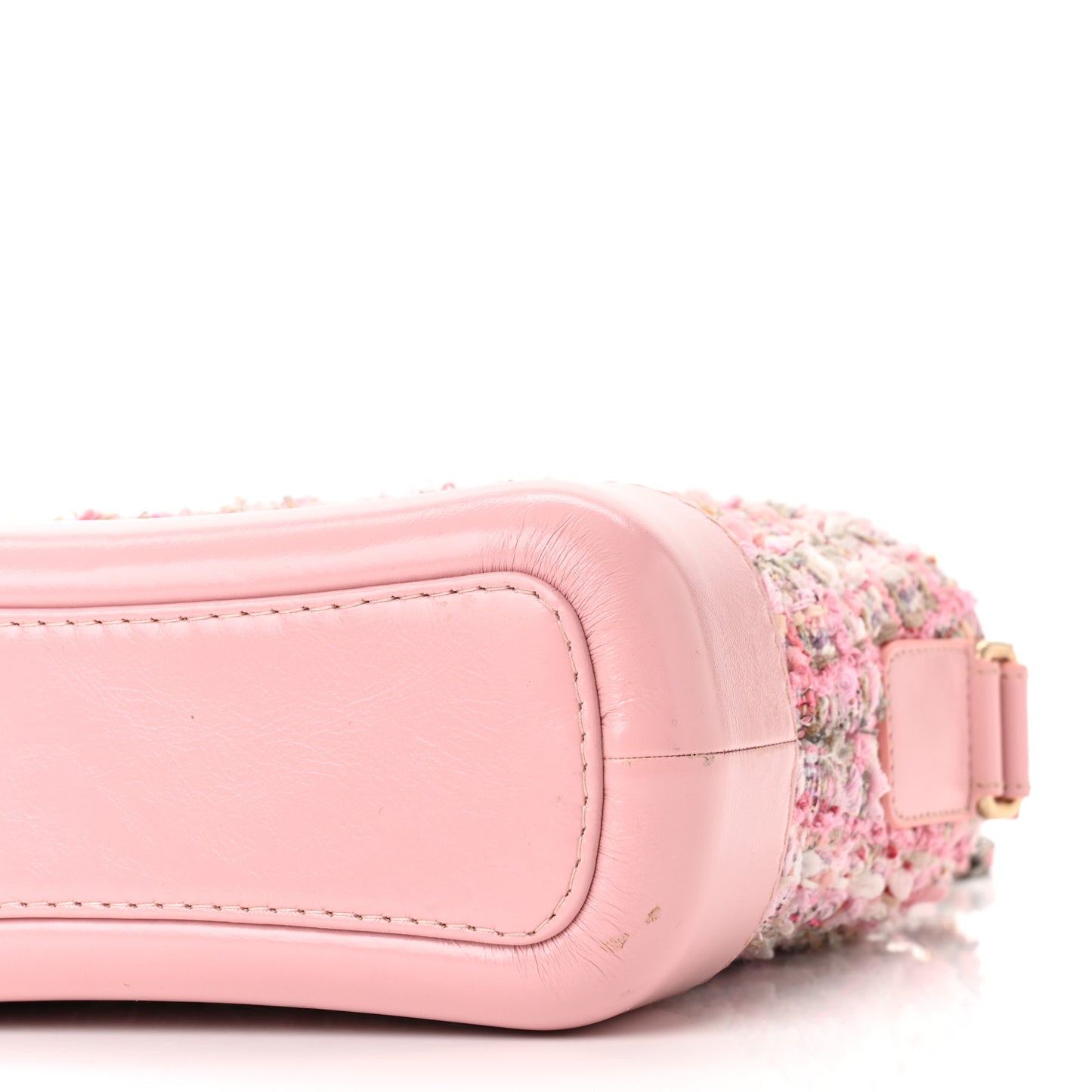 Tweed Calfskin Small Gabrielle Hobo Light Pink