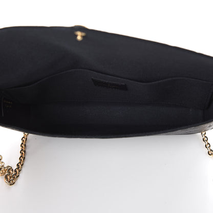 Louis Vuitton Empreinte Pochette Felicie Chain Wallet Black 6 of 10