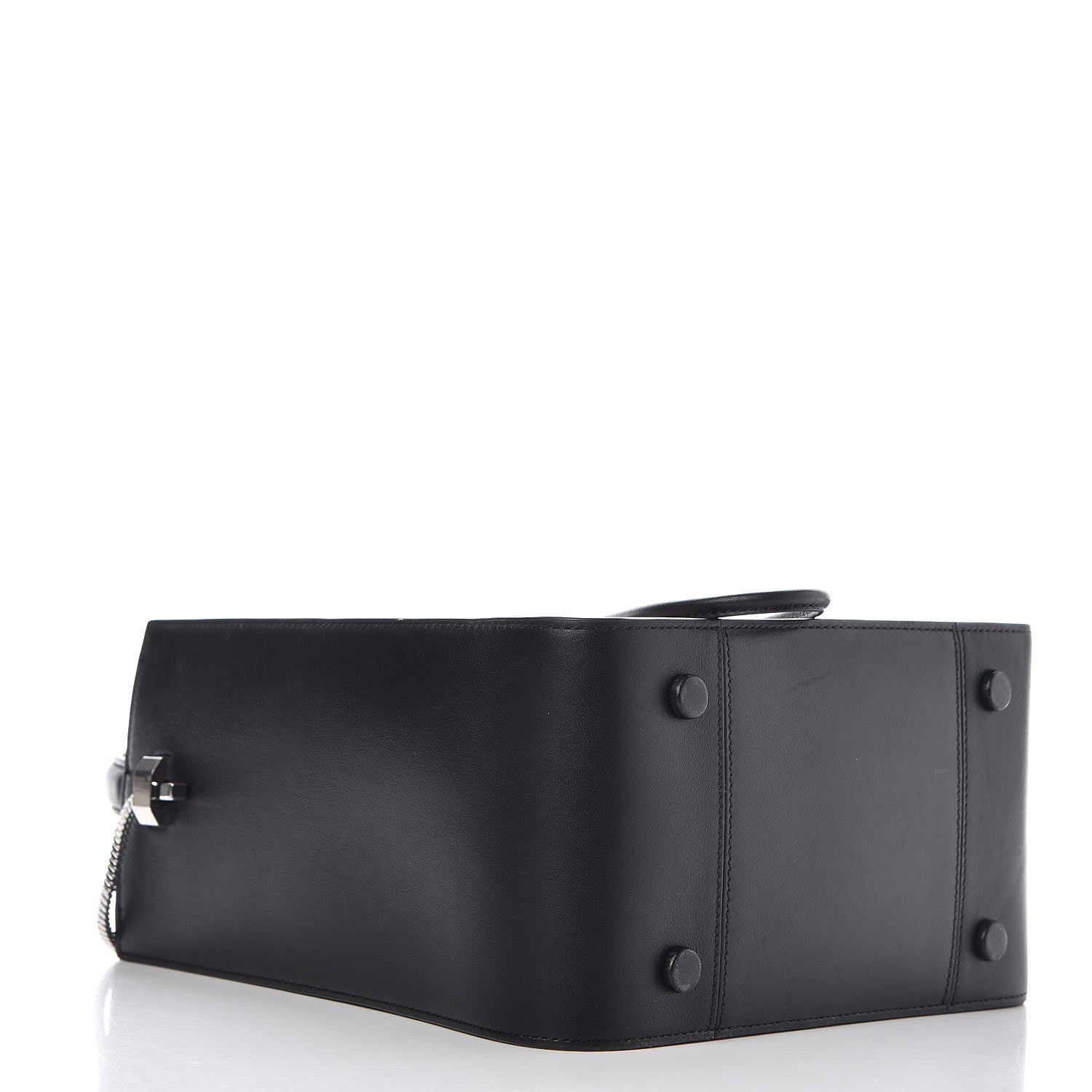 3.1 Phillip Lim 3.1 Smooth Calfskin Suede Bi-Color Small Soleil Bucket Drawstring Almond Black 6 of 9