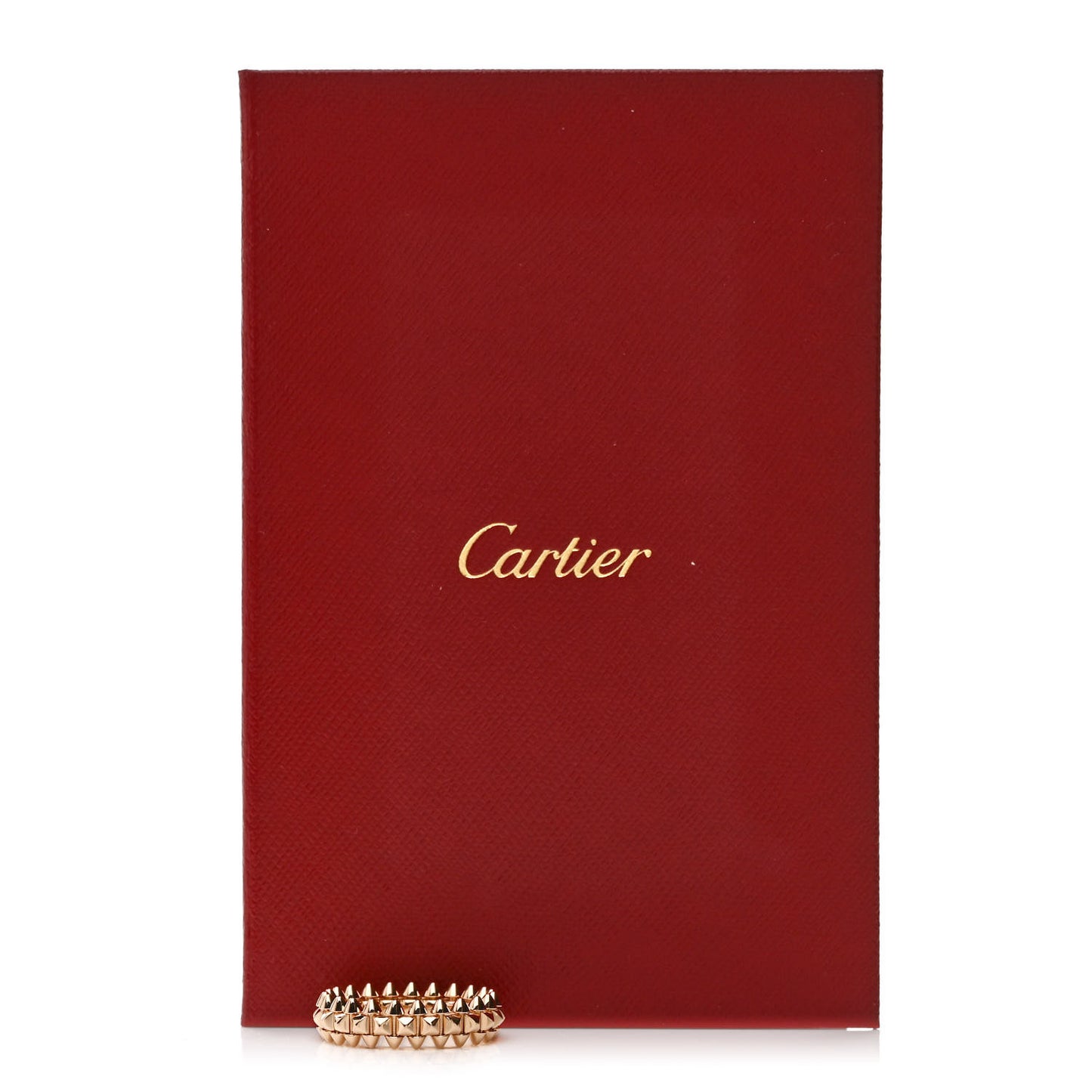 18K Pink Gold SM Clash De Cartier Ring 56 7.5
