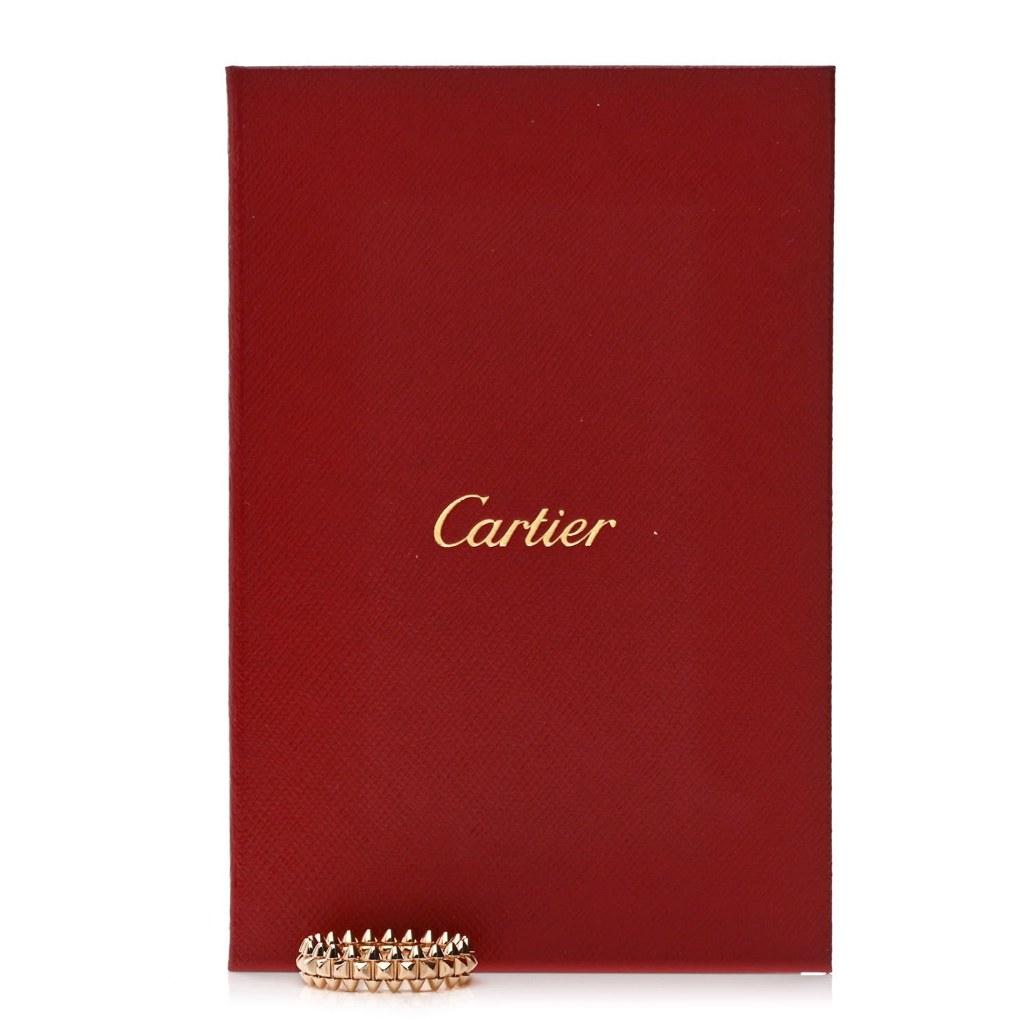 Cartier 18K Pink Gold SM Clash De Cartier Ring 56 7.5 5 of 5