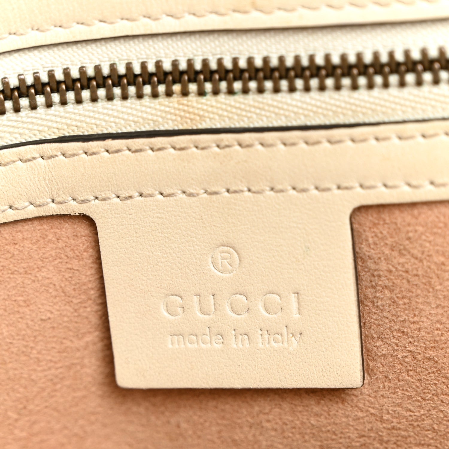 Gucci Calfskin Matelasse Small GG Marmont Shoulder Bag White 6 of 12