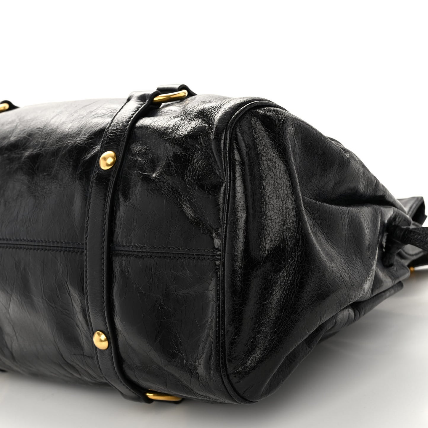Vitello Lux Medium Bow Bag Black