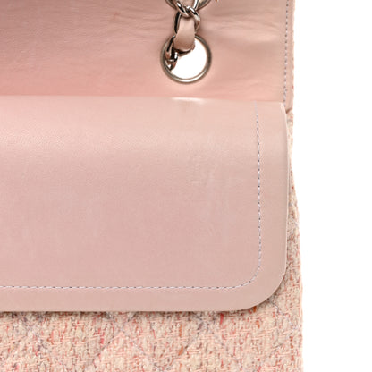 Chanel Tweed Medium Double Flap Pink Multicolor 12 of 12