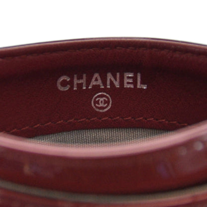 Chanel Brilliant Patent Card Holder Red 5 of 7