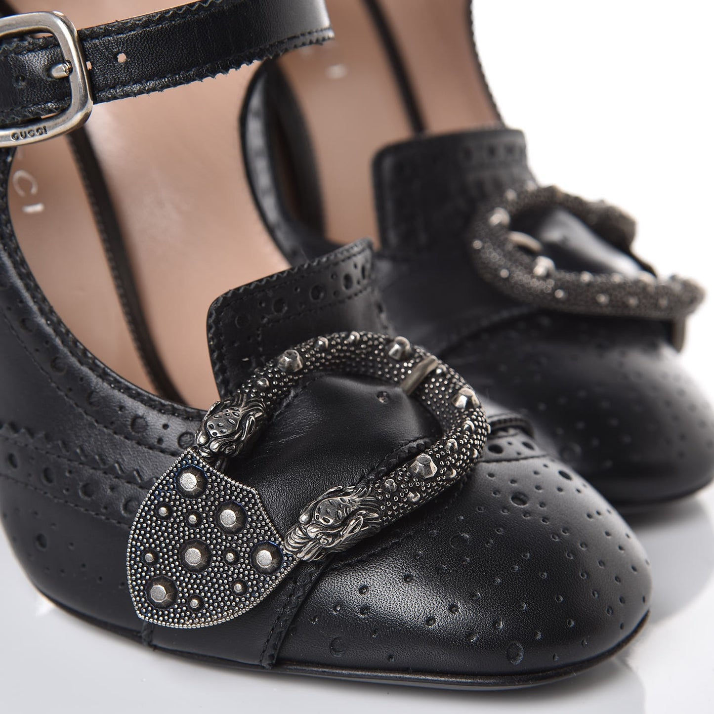 Calfskin Queercore Mid Calf Loafer Pumps 35.5 Black