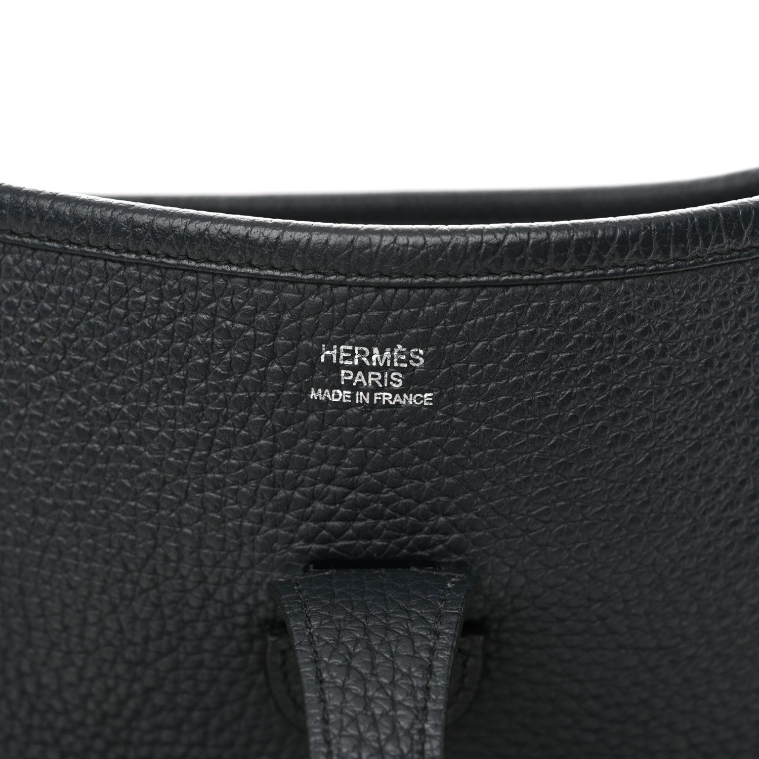 Hermes Taurillon Clemence Amazone Evelyne III PM Bleu Obscur Ultraviolet 6 of 12