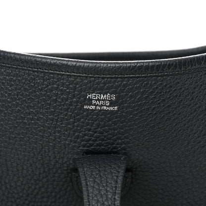 Hermes Taurillon Clemence Amazone Evelyne III PM Bleu Obscur Ultraviolet 6 of 12