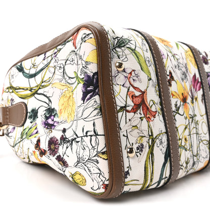 Gucci Canvas Flora Infinity Medium Joy Boston White Multicolor Acero 9 of 10