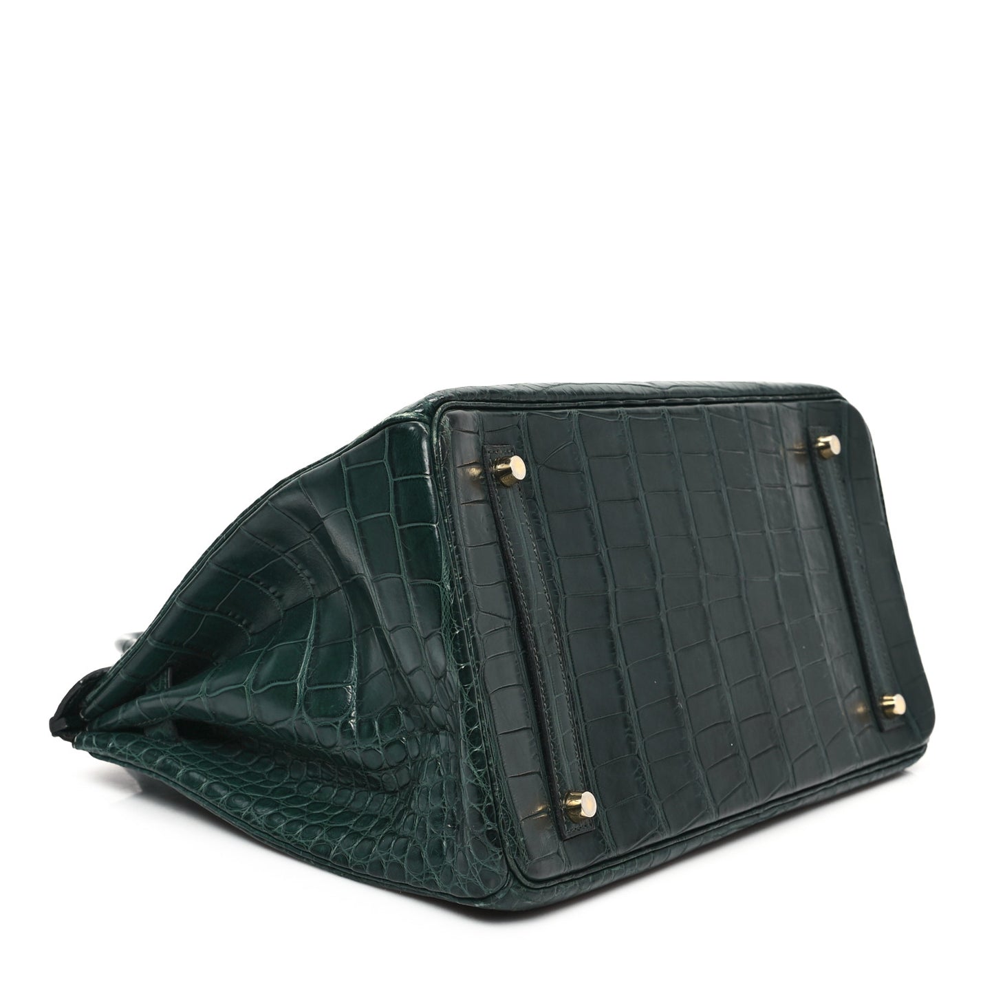 Matte Alligator Birkin 35 Vert Titien