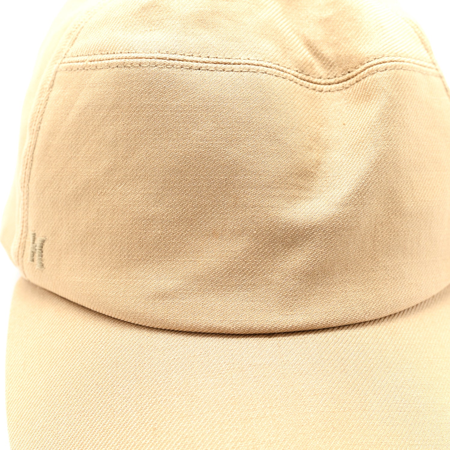 Hermes Ramie Deerskin Baseball Cap 59 9 of 9