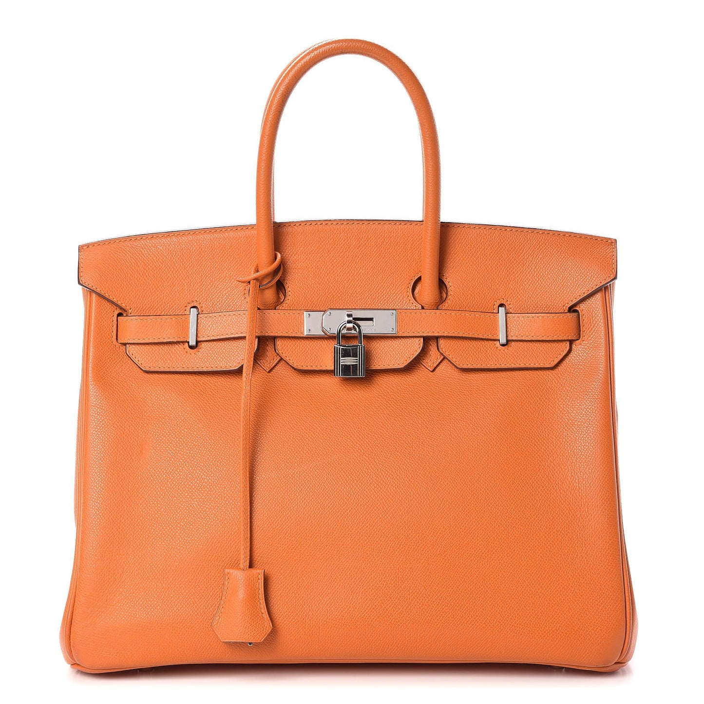 Epsom Birkin 35 Orange