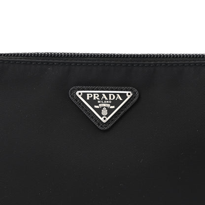 Prada Tessuto Nylon Pochette Bag Black 8 of 11