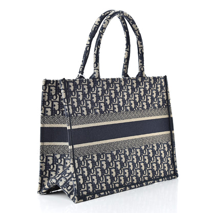 Christian Dior Oblique Medium Book Tote Blue Multicolor 3 of 10