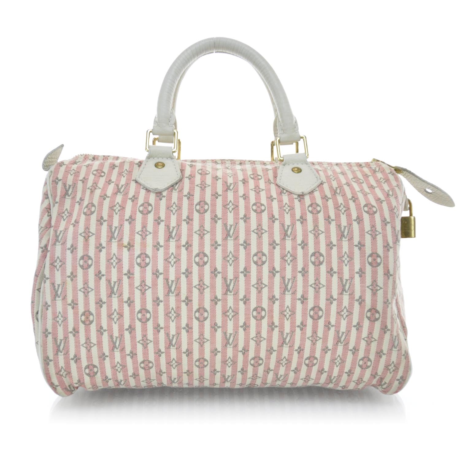 Louis Vuitton Mini Lin Croisette Speedy 30 Rouge 1 of 12
