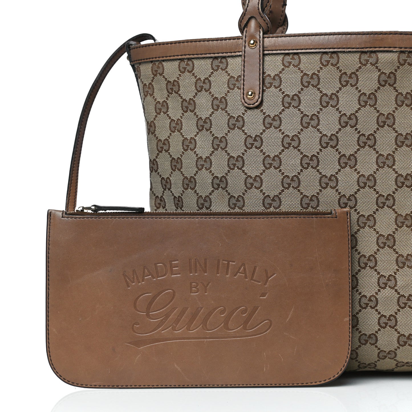 Monogram Medium Craft Tote Brown