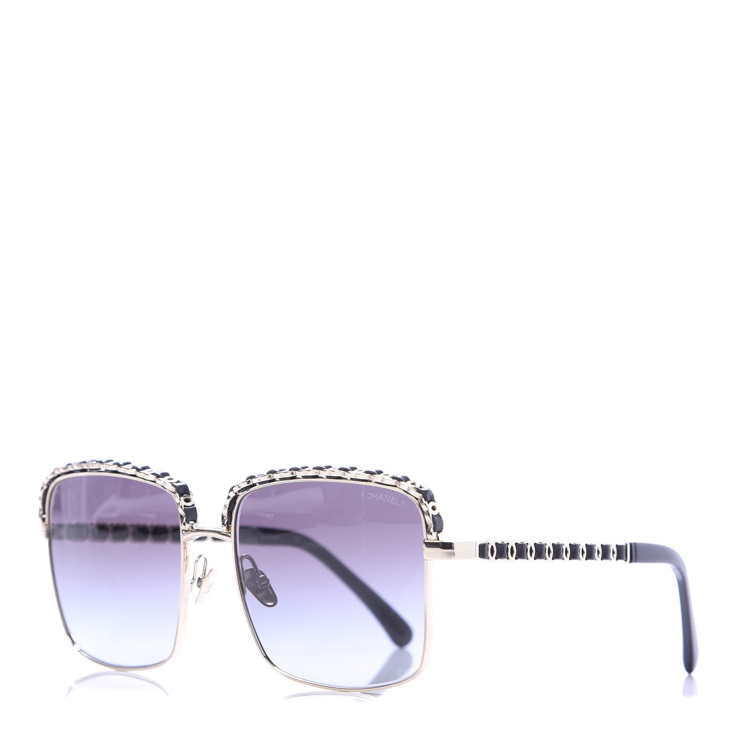 Chanel Metal Square Chain Sunglasses 71369 Grey 1 of 8