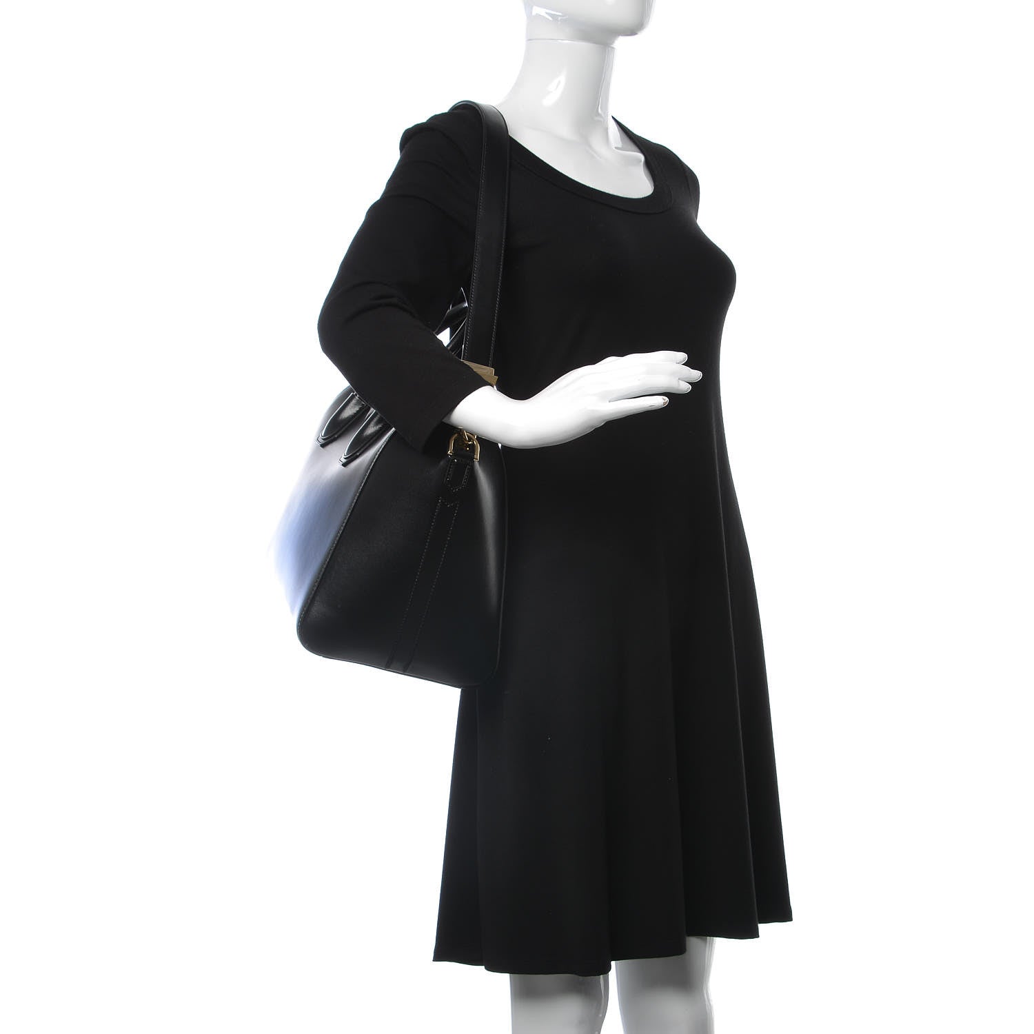 Givenchy Shiny Lord Calfskin Medium Antigona Black 2 of 7