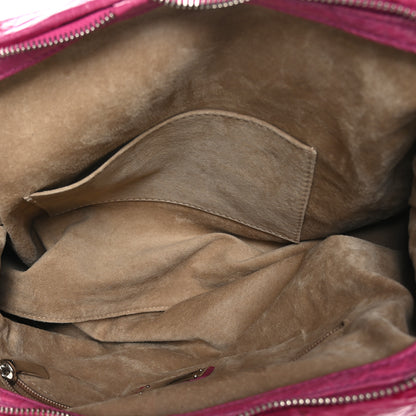Salvatore Ferragamo Crocodile Shoulder Bag Pink 5 of 8