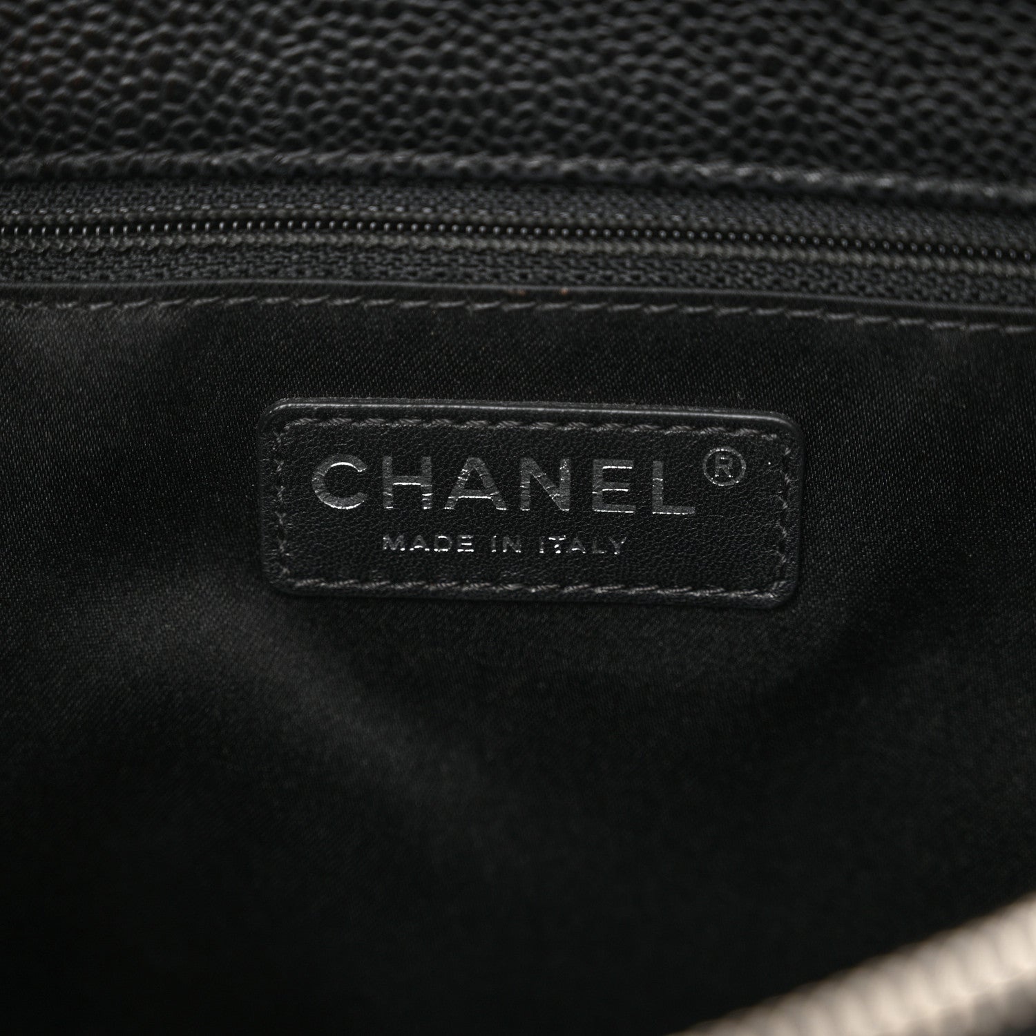 Chanel Caviar Quilted Grand Shopping Tote GST Black 6 of 11