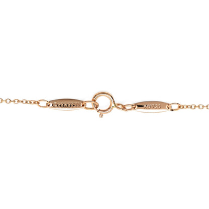 Tiffany 18K Rose Gold 11mm Elsa Peretti Open Heart Pendant Necklace 4 of 5