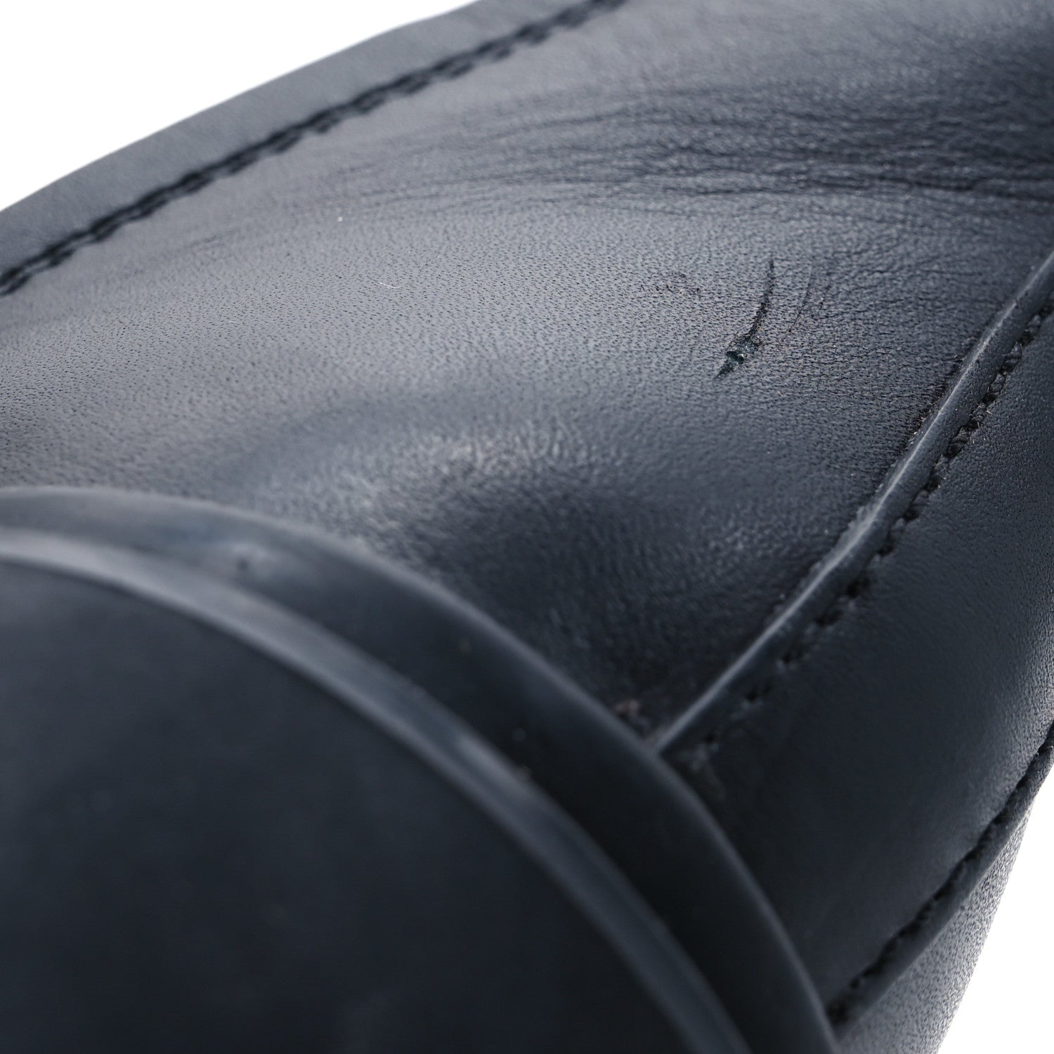 Valentino Garavani Calfskin Tonal Roman Stud Combat Boots 35.5 Black 13 of 14