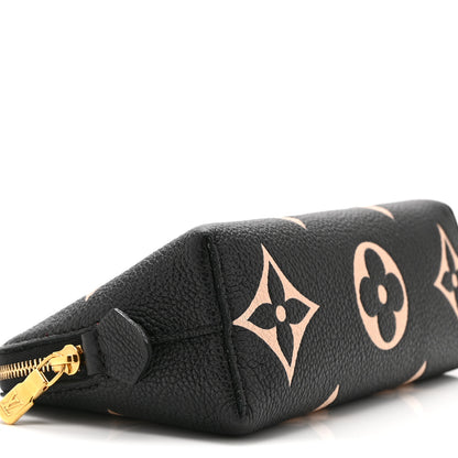 Louis Vuitton Empreinte Monogram Giant Cosmetic Pouch Black Beige 8 of 9