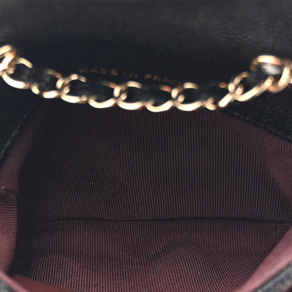 Chanel Caviar Quilted Mini Chain Belt Bag Black 5 of 11