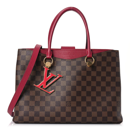 Louis Vuitton Damier Ebene LV Riverside Lie De Vin 1 of 15